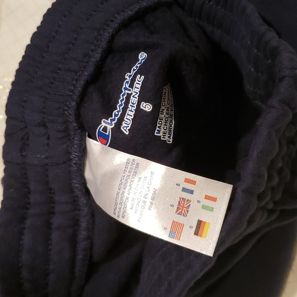 Champion NEW Active Jogger Pants Sweatpants Boy's Toddler Kids Warm Cotton NAVY - Picture 10 of 16